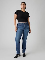 Levi's® Dark Blue 724-High-Rise-Straight Jeans - Image 5 of 9