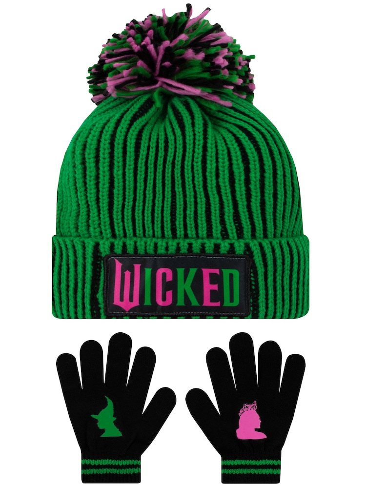 Character Green Wicked Elphaba And Glinda Hat And Gloves Set - Image 1 of 14