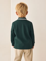 Green Long Sleeve Polo Shirt (3mths-7yrs) - Image 3 of 4