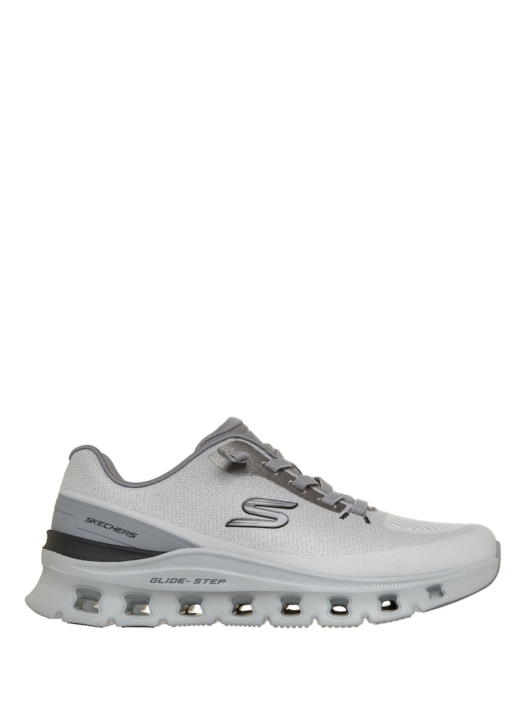 Skechers Grey Glide Step Pro Slip On Trainers - Image 1 of 6