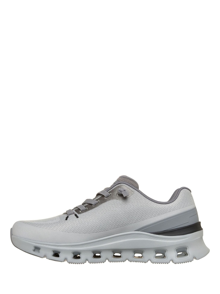 Skechers Grey Glide Step Pro Slip On Trainers - Image 2 of 6
