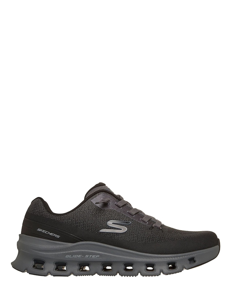 Skechers Dark Grey Glide Step Pro Slip On Trainers - Image 1 of 6
