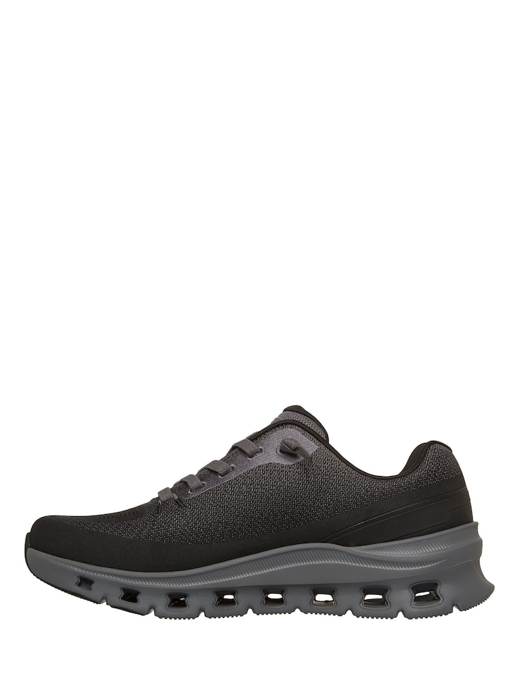 Skechers Dark Grey Glide Step Pro Slip On Trainers - Image 2 of 6