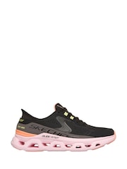 Skechers Black/Pink Glide-Step Sport / Trail Running Trainers - Image 1 of 6