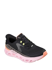 Skechers Black/Pink Glide-Step Sport / Trail Running Trainers - Image 3 of 6