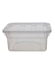 Whitefurze Set of 4 Clear 18cm Storage Boxes - Image 2 of 2