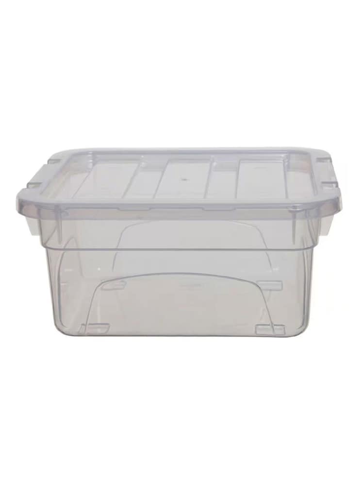 Whitefurze Set of 4 Clear 18cm Storage Boxes - Image 2 of 2 Whitefurze Set of 4 Clear 18cm Storage Boxes - Image 2 of 2