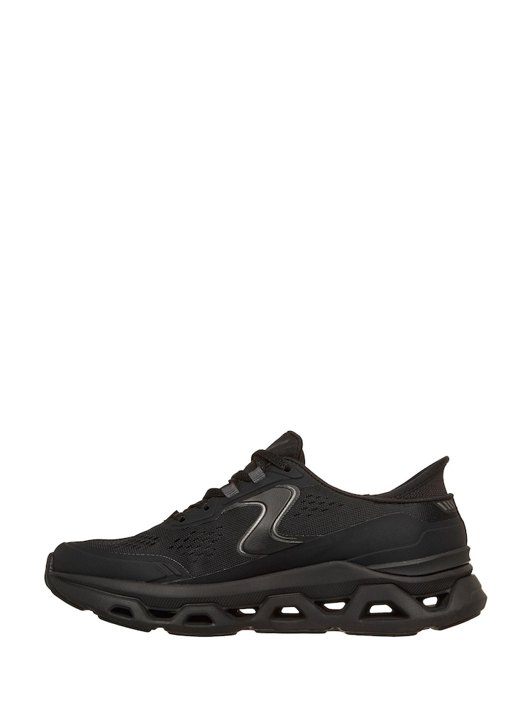 Skechers Black Glide Step Trainers - Image 2 of 5