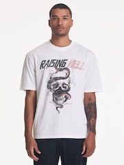 Religion White Raising Hell T-Shirt - Image 1 of 5