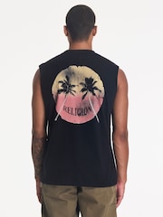 Religion Black Sunset Sleeveless T-Shirt - Image 2 of 5