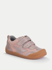 Start Rite Pink Tickle Star First Walking And Pre-School Trainer Inspired Shoes - Image 3 of 7