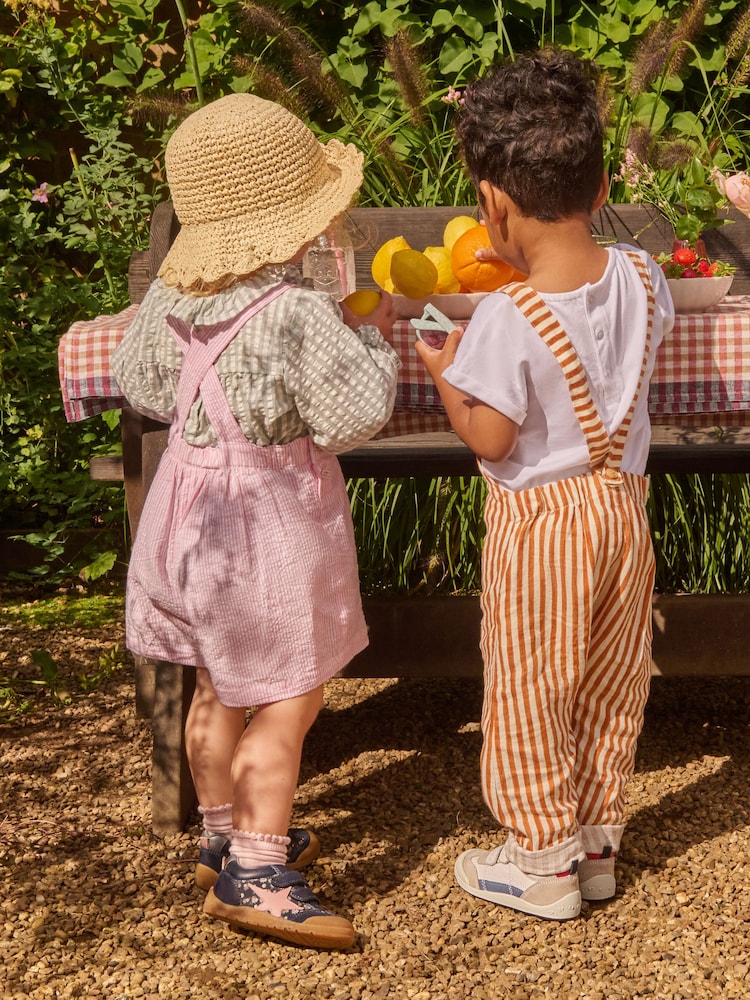 Start Rite Blue Tickle Star First Walking And Pre-School Trainer Inspired Shoes - Image 2 of 8