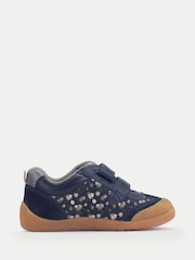 Start Rite Blue Tickle Star First Walking And Pre-School Trainer Inspired Shoes - Image 5 of 8