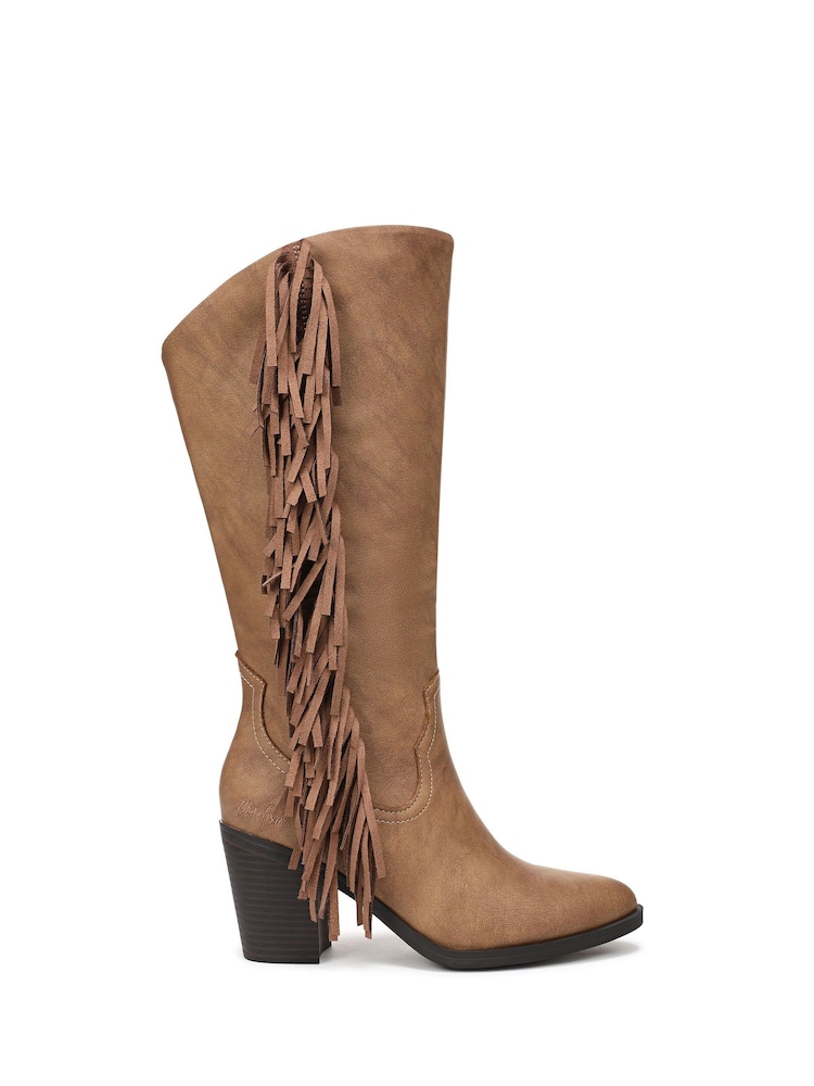 Blowfish Malibu Natural Criss 2 Regular Fit Western Boots - Image 1 of 7 Blowfish Malibu Natural Criss 2 Regular Fit Western Boots - Image 1 of 7
