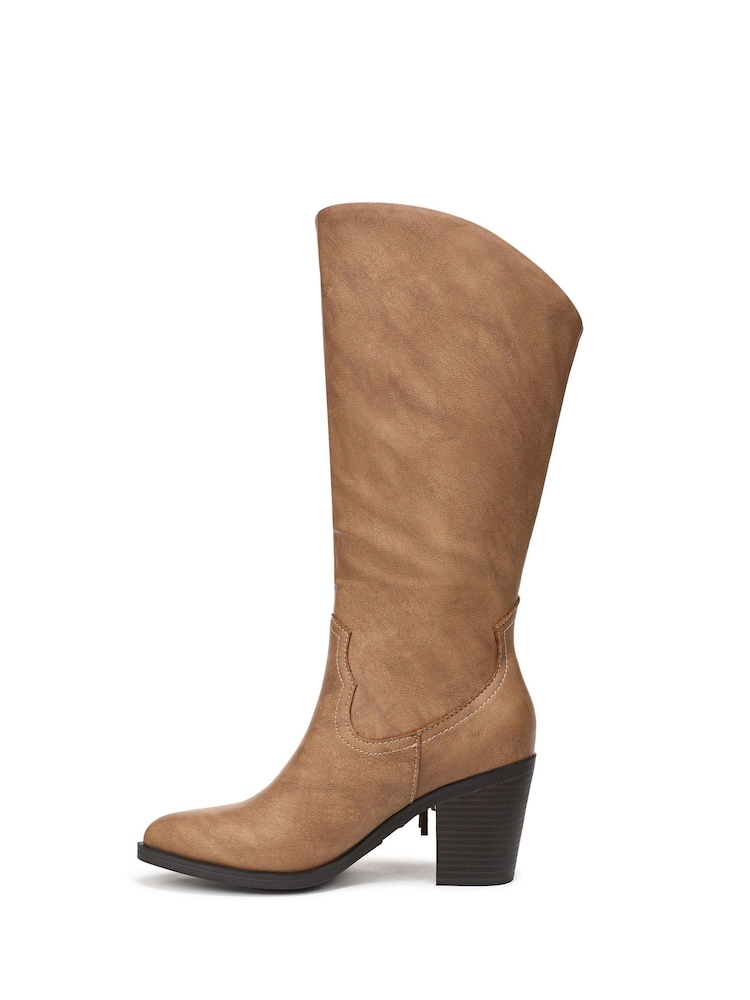 Blowfish Malibu Natural Criss 2 Regular Fit Western Boots - Image 2 of 7 Blowfish Malibu Natural Criss 2 Regular Fit Western Boots - Image 2 of 7