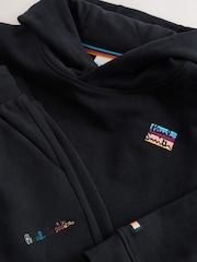 Paul Smith Junior Black Graphic Hoodie and Joggers Set - Image 12 of 15