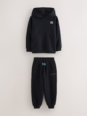 Paul Smith Junior Black Graphic Hoodie and Joggers Set - Image 9 of 15