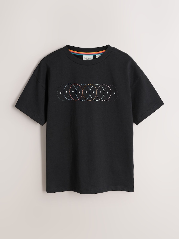 Paul Smith Junior Red/Blue/Black Graphic T-Shirts 3 Pack - Image 2 of 8