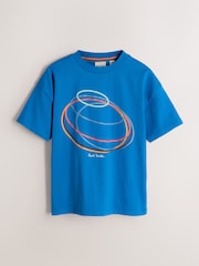 Paul Smith Junior Red/Blue/Black Graphic T-Shirts 3 Pack - Image 4 of 8