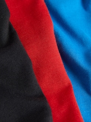 Paul Smith Junior Red/Blue/Black Graphic T-Shirts 3 Pack - Image 6 of 8