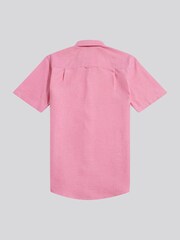 U.S. Polo Assn Pink Short Sleeve Oxford Shirt - Image 6 of 7