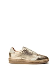 Gold - Moda in Pelle Baibe Leather Trainers With Espadrille Sole - Bild 1 von 3