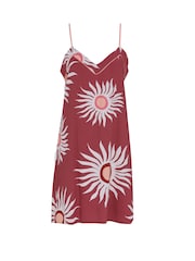 Fable and Eve Abstract Sun Print Strappy Short Nightdress - תמונה 3 מתוך 3