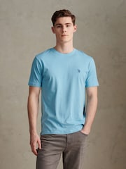 U.S. Polo Assn. Coral Blue Double Horsemen T-Shirt - Image 1 of 7