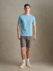 U.S. Polo Assn. Coral Blue Double Horsemen T-Shirt - Image 3 of 7