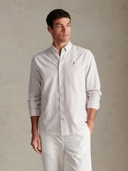 U.S. Polo Assn. Natural Oxford Stripe  Shirt - Image 3 of 9