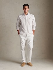 U.S. Polo Assn. Natural Oxford Stripe  Shirt - Image 4 of 9