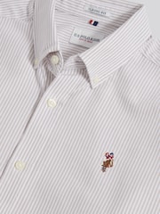 U.S. Polo Assn. Natural Oxford Stripe  Shirt - Image 9 of 9