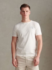 Cream - U.S. Polo Assn Spirit Of Sport Back Graphic T-Shirt - Imaginea 2 din 9