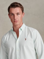 U.S. Polo Assn Green Oxford Stripe  Shirt - Image 2 of 10