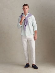 U.S. Polo Assn Green Oxford Stripe  Shirt - Image 3 of 10