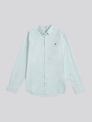U.S. Polo Assn Green Oxford Stripe  Shirt - Image 7 of 10