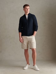 U.S. Polo Assn Herringbone Full Zip Funnel Pullover - Bild 3 von 8