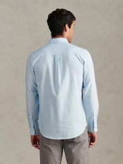 U.S. Polo Assn Blue Peached Oxford Shirt - Image 2 of 8