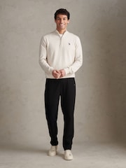 U.S. Polo Assn. Natural Cotton Quarter Zip Funnel Jumper - Image 3 of 7