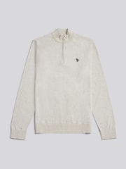 U.S. Polo Assn. Natural Cotton Quarter Zip Funnel Jumper - Image 5 of 7