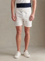 U.S. Polo Assn. White Mens Linen Blend Deck Shorts - Image 1 of 7