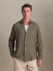 U.S. Polo Assn Green Double Cloth Shirt - Image 1 of 7