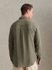 U.S. Polo Assn Green Double Cloth Shirt - Image 4 of 7