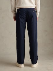 U.S. Polo Assn. Blue Pleat Front Lightweight Chino Trousers - Image 4 of 8