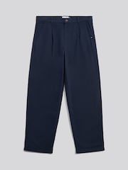 U.S. Polo Assn. Blue Pleat Front Lightweight Chino Trousers - Image 5 of 8