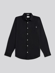 U.S. Polo Assn Black Linen Blend Shirt - Image 1 of 3