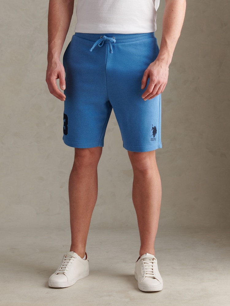U.S. Polo Assn Blue Player 3 Sweat Shorts - Image 1 of 9