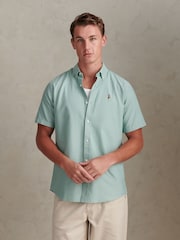 U.S. Polo Assn Short Sleeve Oxford Shirt - Imagen 1 de 7