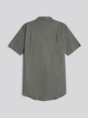 من U.S. Polo Assn. قميص بكم قصير من مزيج الكتان - Image 2 of 3