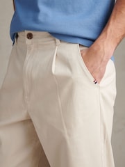 U.S. Polo Assn. Natural Pleat Front Lightweight Chino Trousers - Image 2 of 8